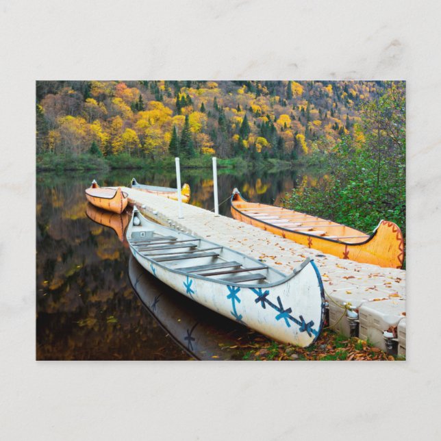 Rivière Jacques-Cartier | Rabaskas Dock Postkarte (Vorderseite)