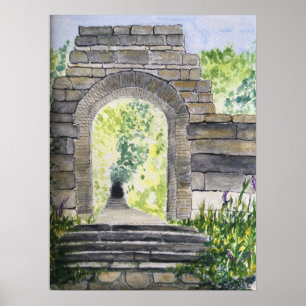 Rivington Gardens Archway Poster