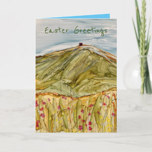 Rivington Pike Horwich Impressionistin Osterkarte Karte