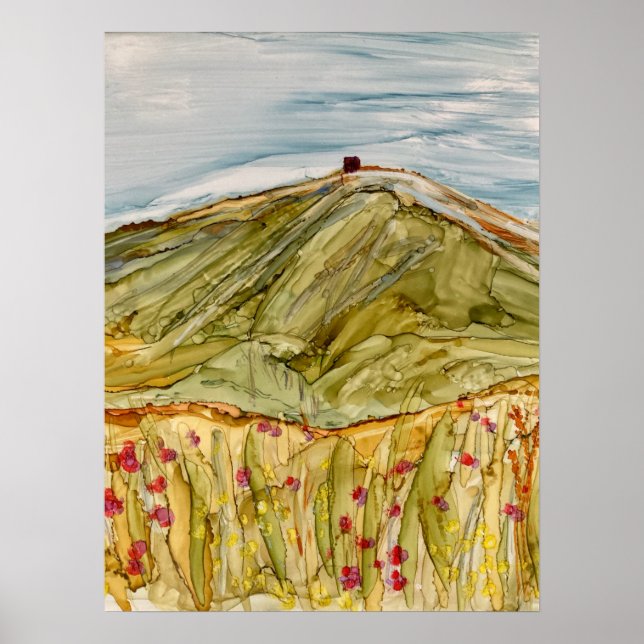 Rivington Pike Horwich Impressionistin Poster (Vorne)