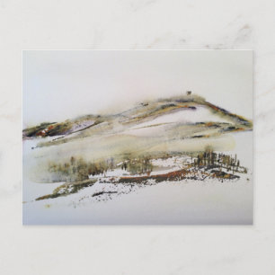 Rivington pike Horwich Watercolor Postkarte