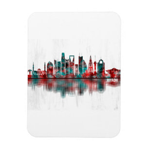 Riyadh Saudi Arabia Skyline Magnet