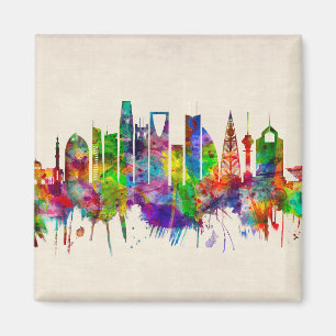 Riyadh Saudi Arabia Skyline Magnet