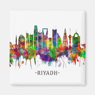 Riyadh Saudi Arabia Skyline Magnet