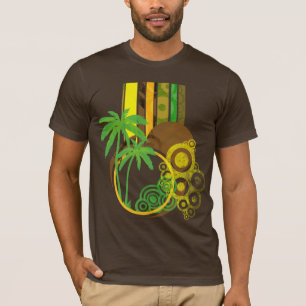 Riyah-Li Designs Retro Abstrakt T-Shirt