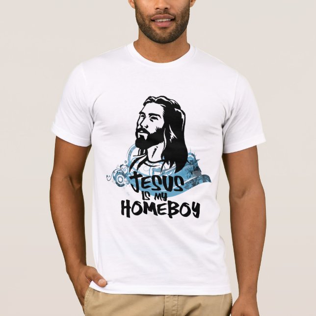 Riyah-Li Entwürfe Jesus ist mein Homeboy T-Shirt (Vorderseite)