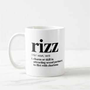 Rizz Definition Kaffeetasse