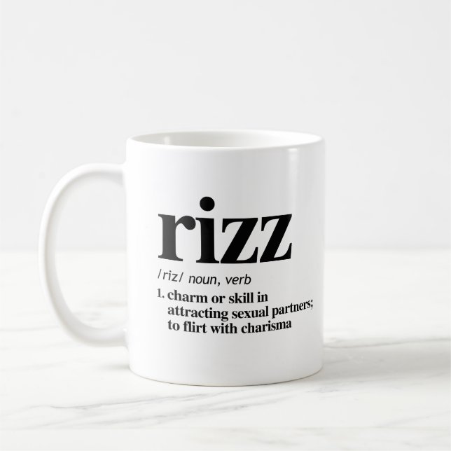 Rizz Definition Kaffeetasse (Links)