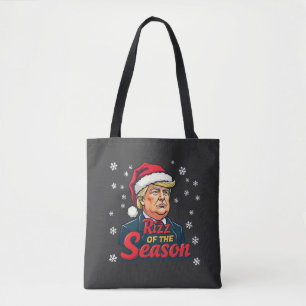 Rizz der Saison Lustiger Trump Weihnachten Santa