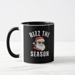Rizz Die Jahreszeit Funny Santa Merry Rizzmas Rizz Tasse