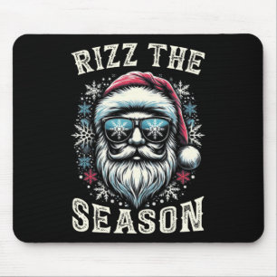 Rizz Die Saison Dummer Weihnachten Lustiger Santa Mousepad