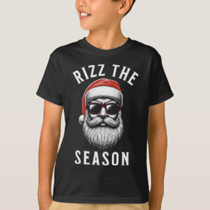 Rizz Die Saison Dummer Weihnachten Lustiger Santa T-Shirt