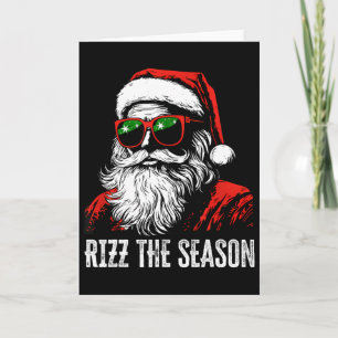 Rizz Die Saison Lustig Cool Bruh Weihnachtsmann Fr Karte