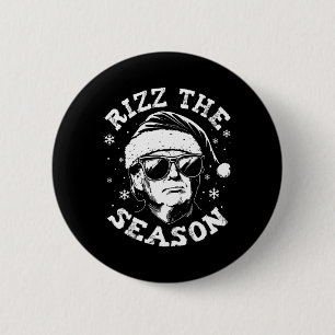 Rizz Die Saison Lustiger Trump Frohe Weihnachten S Button