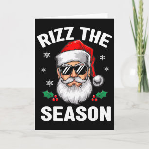 Rizz Die Saison Santa Kinder Teenager Jungen Lusti Karte