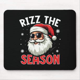 Rizz Die Saison Weihnachtsmann Rizzmas Lustige Jun Mousepad