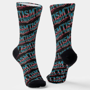 Rizz Em With The Tism Meme Autismus Lustiger Wasch Socken