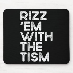 Rizz GmbH mit dem Tismus-Funny Autismus-Bewusstsei Mousepad