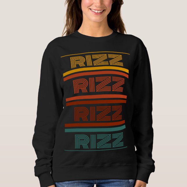 Rizz Meme 1 Sweatshirt (Vorderseite)