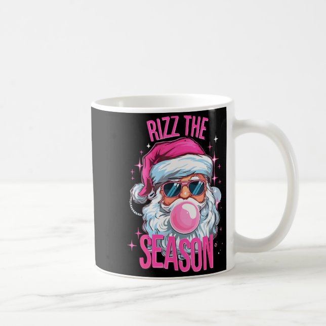 Rizz The Season Funny Christmas Pajamas Rizzler Sa Kaffeetasse (Rechts)