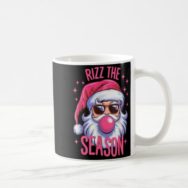 Rizz The Season Funny Christmas Pajamas Rizzler Sa Kaffeetasse (Rechts)