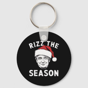 Rizz The Season Funny Trump Weihnachten Schlüsselanhänger