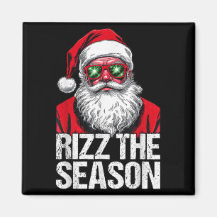 Rizz The Season Weihnachten Weihnachtsmann Teen Ju Magnet