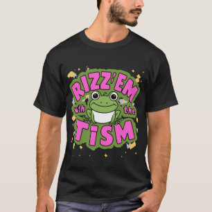 Rizz'em mit der Taufe für Autismus T-Shirt