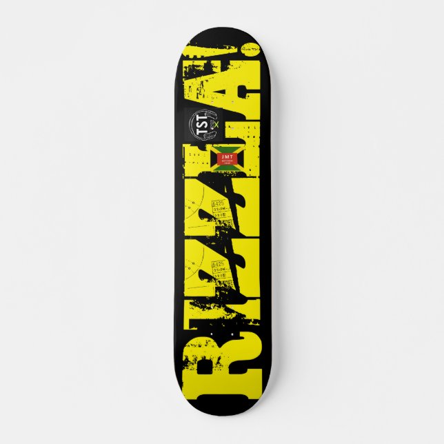 RIZZLA ! Skateboard, 7¾ Zoll Deck Skateboard (Vorne)