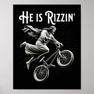 Rizzler bekommen Luft lustige Rizz Er ist Rizzin J Poster
