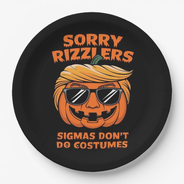 Rizzlers, Sigmas Don't Do-Kostüme - Trumpkin Sigm Pappteller (Vorderseite)
