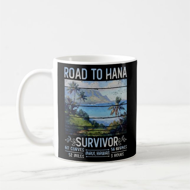 Rjc Road to Hana Survivor Maui Hawaii Trip Adventu Kaffeetasse (Links)