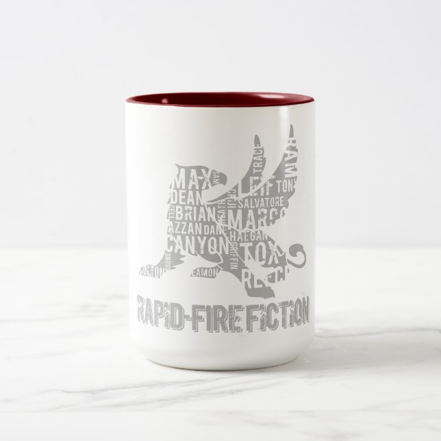 RK Griffin TwoTone GREYlogo Zweifarbige Tasse (Mittel)
