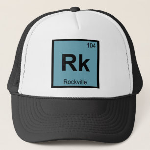 Rk - Rockville Maryland Chemie Periodensystem Truckerkappe