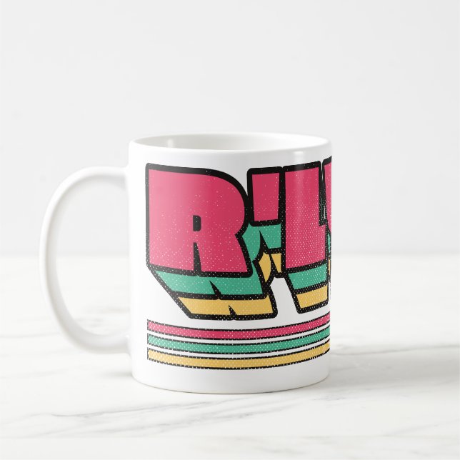 R'lyeh Retro Label Cthulhu Kaffeetasse (Links)