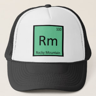 Rm - Rocky Mountain Passgangpferd Chemie Element Truckerkappe
