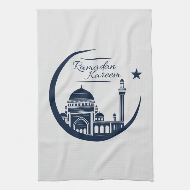 Rmadan Kareem Fleece Blanket Geschirrtuch (Vertikal)