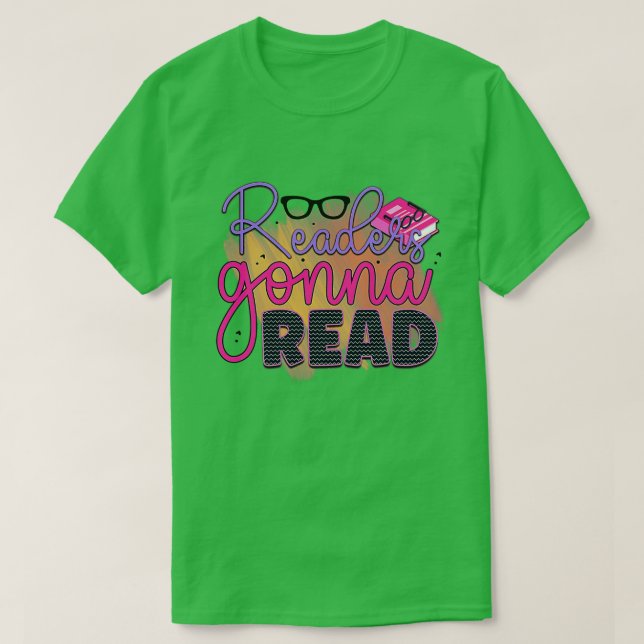 Rms003313 Leser lesen T-Shirt (Design vorne)