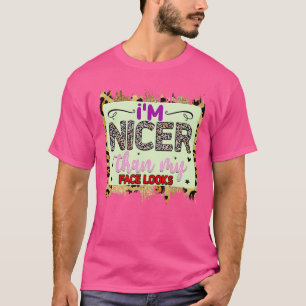Rms003611 Ich bin schöner als mein Gesicht aussieh T-Shirt