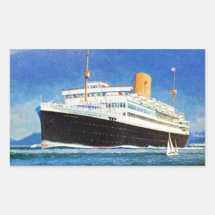 RMS Alcantara Rechteckiger Aufkleber