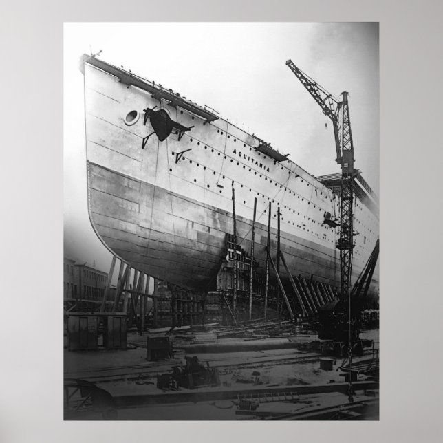 RMS Aquitania Poster (Vorne)