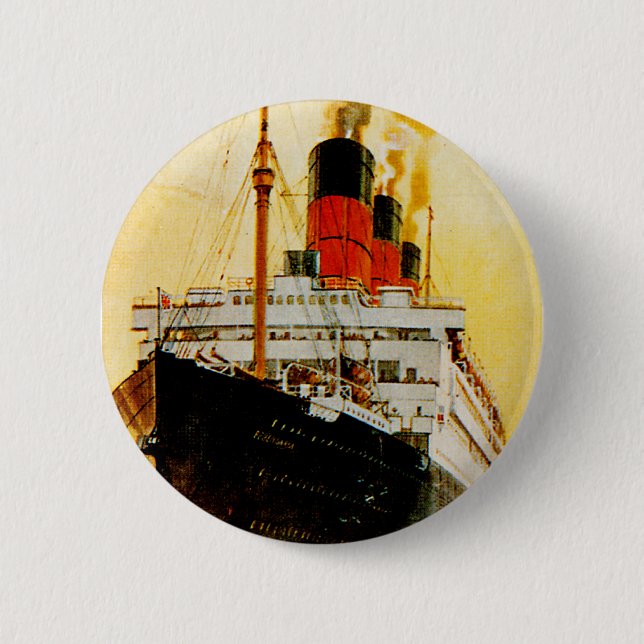 RMS Berengaria Button (Vorderseite)