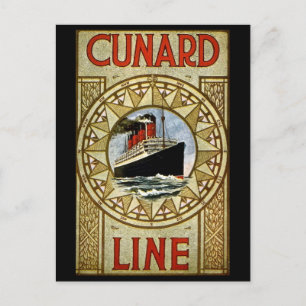 RMS Berengaria Cunard Line Vintage Luxusliner Postkarte