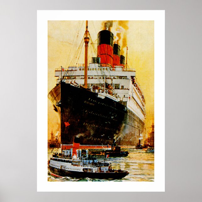 RMS Berengaria Poster (Vorne)