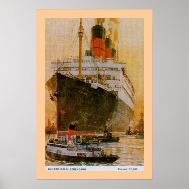 RMS Berengaria Poster (Vorne)