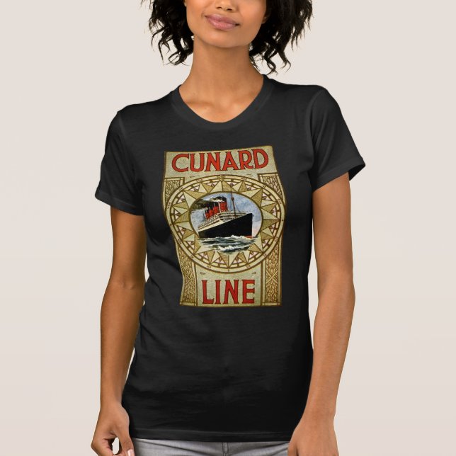 RMS Berengaria Vintag Cunard Line T-Shirt (Vorderseite)