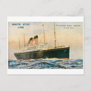 RMS Celtic Postkarte