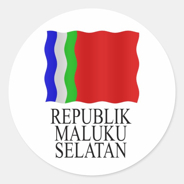 RMS flag Runder Aufkleber (Vorderseite)