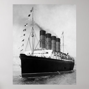RMS Lusitania Poster