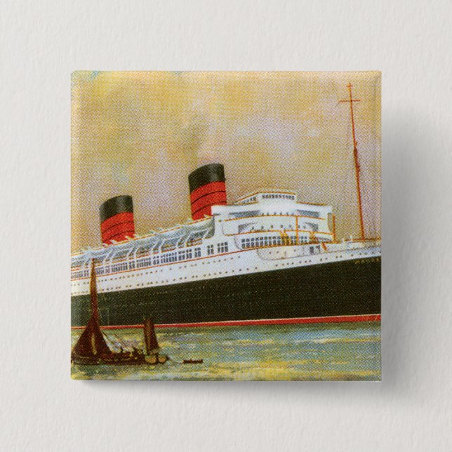RMS Mauretainia Button (Vorderseite)